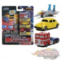 Transformers  set of 3 Hollywood Rides -  Jada Nano - 31761