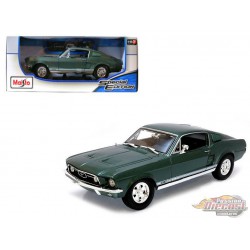 Toys & Hobbies 1/18 Maisto 1967 Ford Mustang Fastback GTA Green Diecast ...