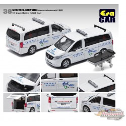 Mercedes-Benz Vito Taiwan Ambulance  - Era  Car 1/64 - MB20VITRF38 -  Passion Diecast 