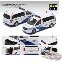 (Web Only) Mercedes-Benz Vito China Police  - Era Car  1/64 - MB20VITRF36