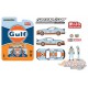 2021 Ford Mustang Mach 1 " GULF " w/ Driver Figure  - greenlight 1/64 - MiJo Exclusives - 51377 - Passion Diecast