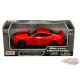 2018 Ford Mustang Gt Rouge à bandes noires  - Motormax 1/24 - 793582 RDBK - Passion Diecast 