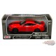 2018 Ford Mustang Gt  Red with black stripes - Motormax 1/24 - 793582 RDBK - Passion Diecast 