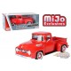 1956 Ford F-100 Pickup Red - Motormax 1/24 - 73235 RD  - Passion Diecast 