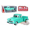 1955 Chevrolet 5100 Stepside Pickup Turquoise - Motormax 1/24 - 73236 TQ