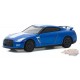 GT-R (R35) - Bayside Blue with White Stripe - Anniversary Collection 11 - 1,64 greenlight - 28040 D  - Passion Diecast
