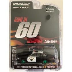 1992 Ford Crown Victoria Police Interceptor - Gone in Sixty Seconds - Hollywood Série 27 - 1-64 GREENMACHINE  - 44870 EGR