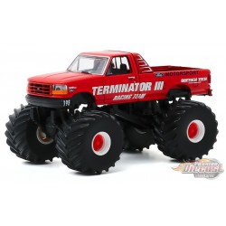 Terminator III - 1993 Ford F-250 Monster Truck - Kings of Crunch Series 7-  1-64 Greenlight 49070 E - Passion Diecast