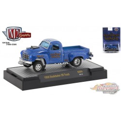 1950 Studebaker 2R Truck Gassers - South Bend Shaker Blue  - M2 Machine Hobby Exclusive 1:64 - 31600-GS05  -  Passion Diecast 