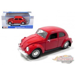 Volkswagen Beetle  Red -Maisto 1/24 - 31926 RD - Passion Diecast