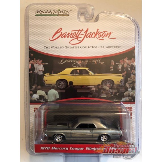 1970 Mercury Cougar Eliminator 428 CJ Barrett-Jackson "Scottsdale Edition" Series 4 GREENMACHINE RAW  1-64 - 37180 AGR