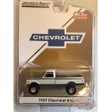 1969 Chevrolet K10 Pickup Truck 4x4 -   Raw  & Blanc  - GREENMACHINE 1/64 - MiJo Exclusives - 51336GR