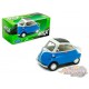 BMW Isetta Blue & Cream  - Welly 1/18 - 24096 BL  - Passion Diecast 