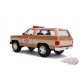 Hopper's Chevrolet Blazer / Insigne de la police "Hawkins "Stranger Things" -  JADA 1/24 -  31111 -  Passion Diecast