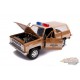 Hopper's Chevrolet Blazer / Insigne de la police "Hawkins "Stranger Things" -  JADA 1/24 -  31111 -  Passion Diecast