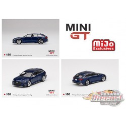 Audi RS6 Avant Bleu -  MINI GT 1:64 - MGT00186 - Passion Diecast 