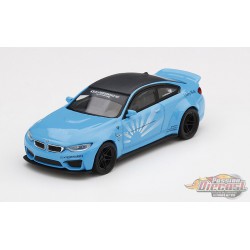 ( Online Only ) LB Works BMW M4 Baby Blue  -  MINI GT 1:64 - Mijo Exclusive - MGT00192