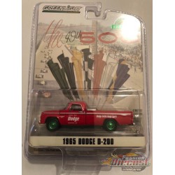 1965 Dodge D-200 49th  500 Mile  Official Truck -  GREENMACHINE 1/64 - Hobby Exclusif - 30184GR