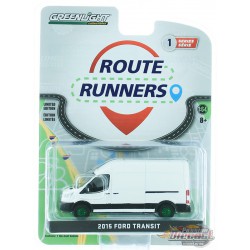 2015 Ford Transit LWB -Oxford White - Route Runners Series 1- GREENMACHINE 1-64 - 53010 AGR
