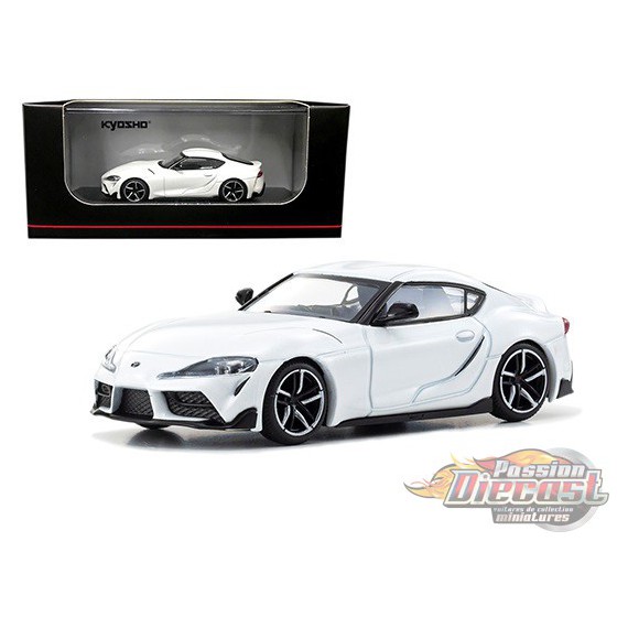 Toyota GR Supra Blanc - Kyosho 1:64 - KS07110W -  Passion Diecast 