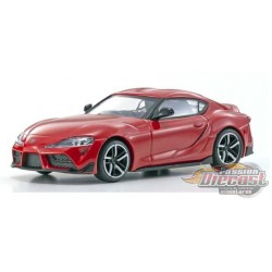 Toyota GR Supra Rouge - Kyosho 1:64 - KS07110R - Passion Diecast 