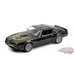 1977 Pontiac Firebird Trans Am - Starlite Black with Golden Eagle - Greenlight 1/18 - 19098 - Passion  Diecast 