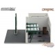 Mobico  -  Christine  - Vintage Gas Station - Mechanic's Corner Series 7- Greenlight 1/64 -  57072 - Passion diecast