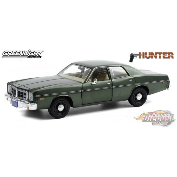 1977 Dodge Monaco  Hunter  TV Series -  Greenlight 1/24 , 84123 -  Passion Diecast 