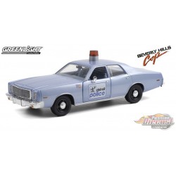 1977 Plymouth Fury Detroit Police Beverly Hills Cop  -  Greenlight 1/24 , 84122   - Passion Diecast 