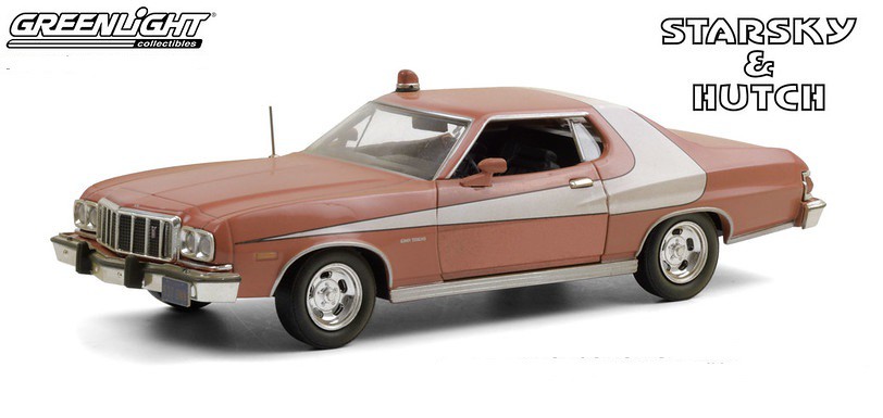1976 Ford Gran Torino Starsky and Hutch Weathered Version - Greenlight 1/24  , 84121 - Passion Diecast