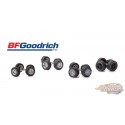 (Web Only) BF Goodrich Wheel & Tire Pack  - Auto Body Shop series 4 - Greenlingt 1/64   - 16070 A