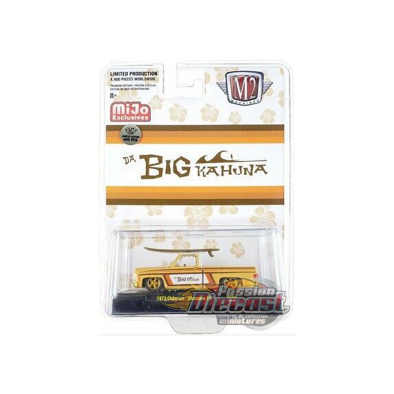 1973 Chevrolet Cheyenne C10 Truck Da Big Kahuna / Surfboard  -  M2 Auto Trucks 1:64 - CHASE CAR Mijo Exclusive - 31500 MJS28GR