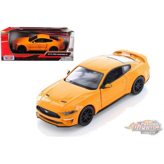 2018 Ford Mustang Gt Orange Motormax 1 24 793582 OR Passion Diecast