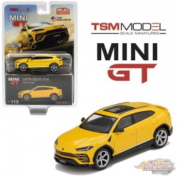 Lamborghini Urus Giallo Auge -  MINI GT 1:64 - Usa Exclusive - MGT00113 - Passion Diecast 