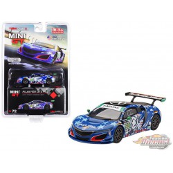 Acura NSX GT3 No93 2017 IMSA Watkins Glen  Blue -  MINI GT 1:64 - Usa Exclusive - MGT00072