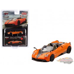 Pagani Huayra Roadster Arancio Saint Tropez -  MINI GT 1:64  Mijo Exclusive - MGT00078J -  Passion Diecast 