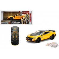 TRANSFORMERS - BUMBLEBEE - 2016 CHEVROLET CAMARO -JADA 1/24  - 98339 - Passion Diecast 