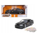 1989 Ford Mustang GT  Fox Body Mat Black   "Bigtime Muscle" - Jada 1/24 - 32304