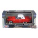 1956 Ford Thunderbird T-Bird rouge  Motormax 1/24 - 73312 RD  -Passion Diecast 