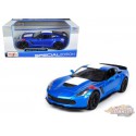 2017 Chevrolet Corvette Grand Sport Blue - Maisto 1/24 - 31516 BL