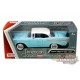 1957 Chevrolet Bel Air Light Blue with White Top - Motormax 1/24 73228 BLWH  - Passion Diecast 