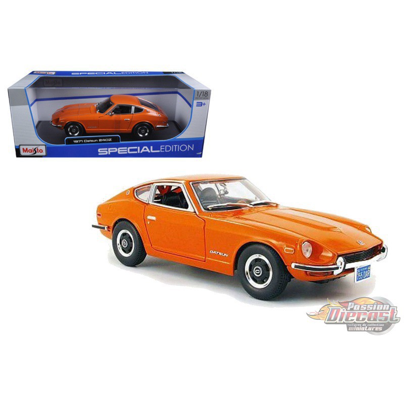 Maisto ミニカー 1:18 1971 ダットサン 240Z ブルー - ミニカー