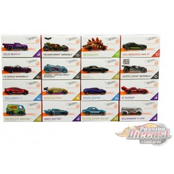 Hot Wheels  ID 1:64  ''H'' Case    Ensemble de 16 Voitures  - FXB02-999H