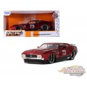(web only) 1973 Ford Mustang Mach 1 Firestone Rouge - Bigtime Muscle -  Jada 1/24 - 32301