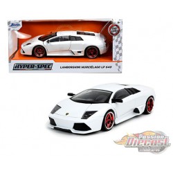 Lamborghini Murcielargo LP640 blanche - Hyper-Spec - Jada 1/24 - 32570  - Passion Diecast 