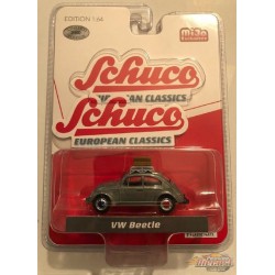 Volkswagen Beetle Kafer Harlekin avec porte-bagages sur le toit - Schuco 1:64 MiJo Exclusives CHASE CAR RAW - 4900GR