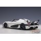 Koenigsegg Agera RS - Arctic White / Carbon with Black Accents - Autoart 1/18 - 79021  - Passion Diecast
