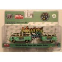 1959 Volkswagen Bus Deluxe  With Trailer  - Maui & Sons - SUPER CHASE CAR M2 Machines 1/64 - 38100 MJS02GR