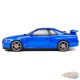 1999 NISSAN R34 GTR - BAYSIDE BLUE - Solido  1/18 S1804301
