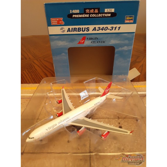 Dragon Wings - Hasegawa 1/400 Airbus A340-311 Virgin Atlantic / G-VAIR - Passion Diecast
